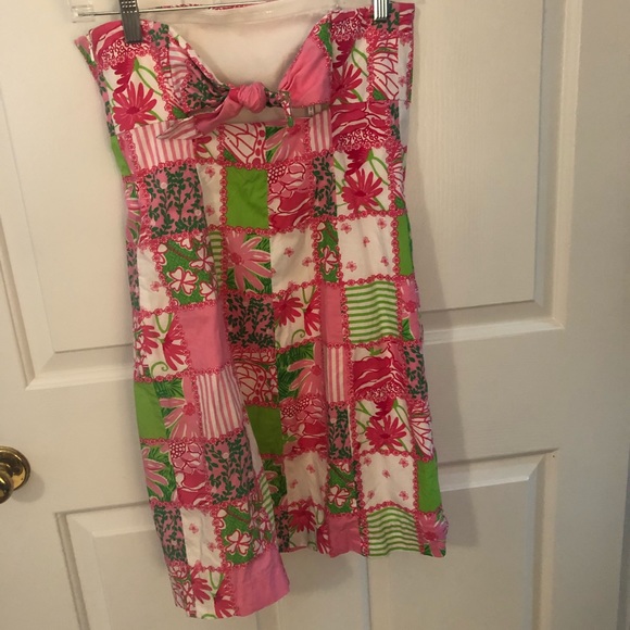 Lily Pulitzer strapless dress - Picture 2 of 3